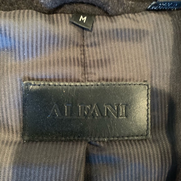 Alfani wool coat, dark gray, medium. Wore once. - Picture 2 of 3